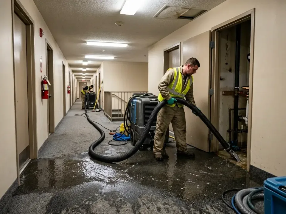 multi-unit-apartment-hallway-f-005 — frequently asked questions, Emergency Burst Pipe Water Extraction & Removal in Tinton F…